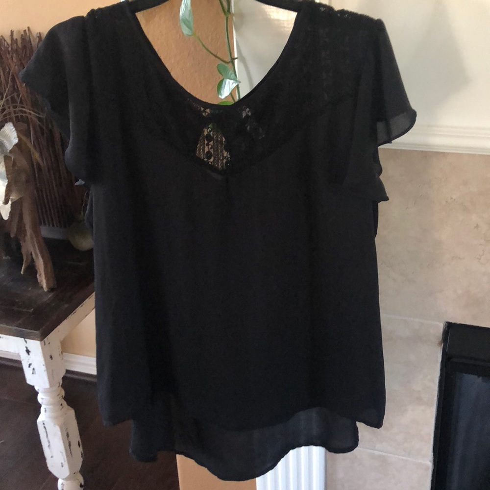 Black tank top
